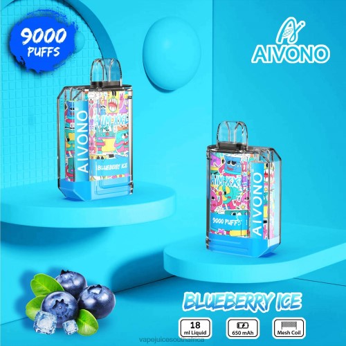 Vape Pens South Africa - Aivono AIM XXL 9000 Mouth Sticker Transparent N8RZ650 Blueberry Ice
