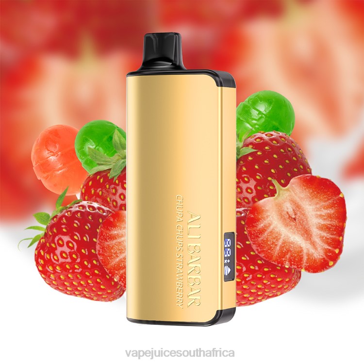 Vape Pods - Alibarbar Ingot 9000 Disposable Vape Chupa Chups Strawberry V2R617
