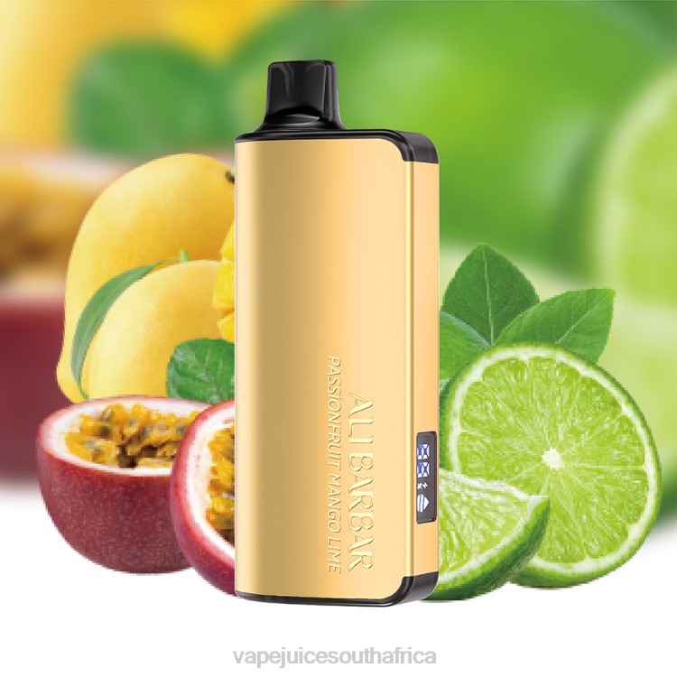 Vape Pods - Alibarbar Ingot 9000 Disposable Vape Passionfruit Mango Lime V2R622