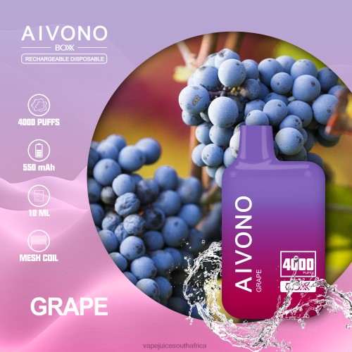 E-Liquid Vape - Aivono AIM BOXX 4000 N8RZ6213 Grape