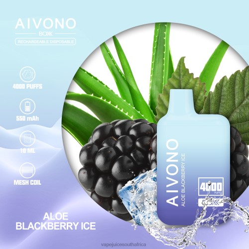E-Liquid Vape - Aivono AIM BOXX 4000 N8RZ6228 Aloe Current Ice
