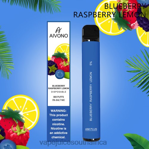 E-Liquid Vape - Aivono AIM PLUS 800 N8RZ6173 Bluberry Raspberry Lemon