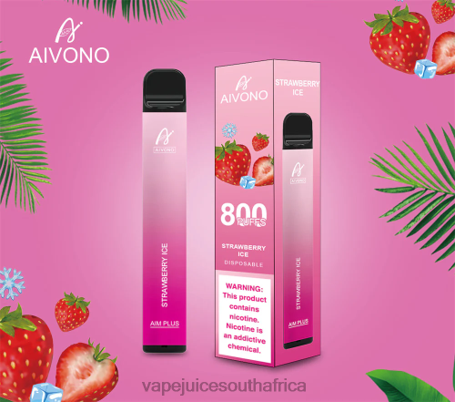 E-Liquid Vape - Aivono AIM PLUS 800 N8RZ6193 Strawberry Ice