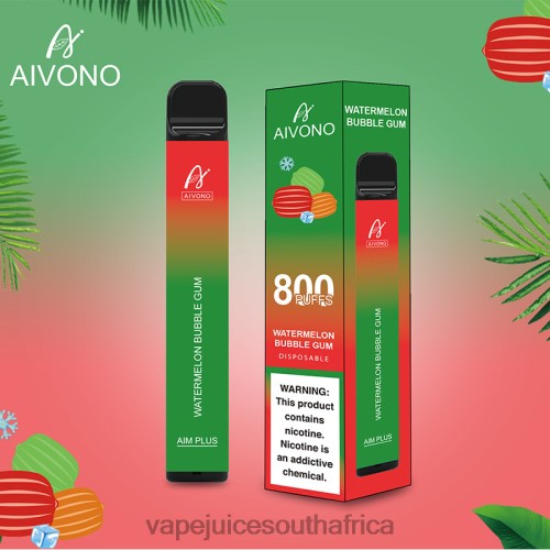 E-Liquid Vape - Aivono AIM PLUS 800 N8RZ6198 Watermelon Bubble Gum