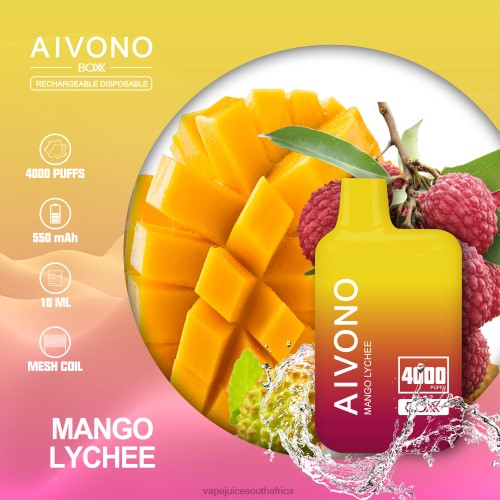 Vape Juice South Africa - Aivono AIM BOXX 4000 N8RZ6216 Mango Lychee