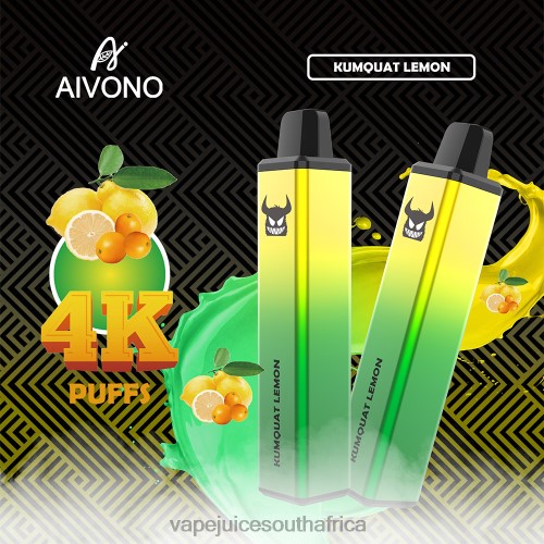 Vape Juice South Africa - Aivono AIM FREAK 4000 N8RZ6256 Kumquat Lemon