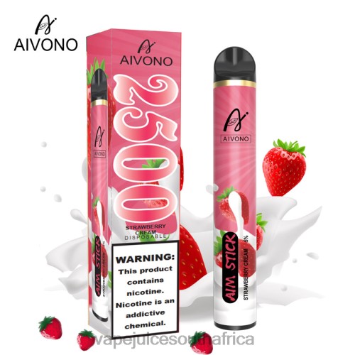 Vape Pens South Africa - Aivono AIM STICK 2500 N8RZ6155 Strawberry Cream