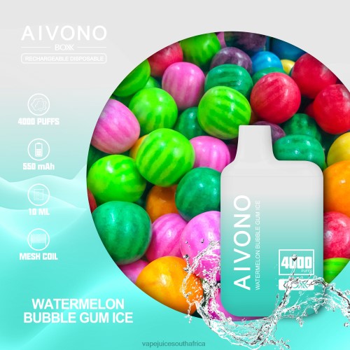 Vape Pods - Aivono AIM BOXX 4000 N8RZ6227 Watermelon Bubble Gum Ice