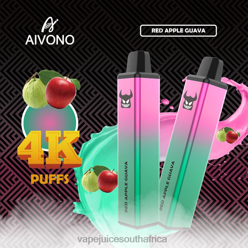 Vape Pods - Aivono AIM FREAK 4000 N8RZ6257 Red Apple Guava