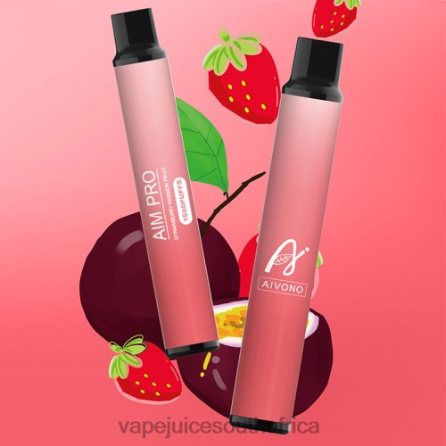 Vape Pods - Aivono AIM PRO 1500 N8RZ6162 Strawberry Passion Fruit