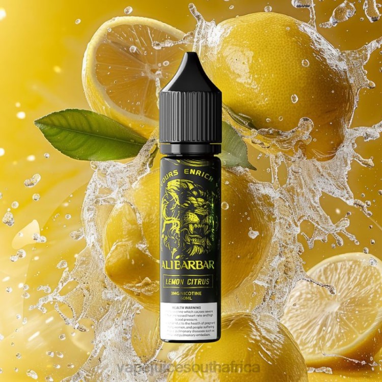 E-Liquid Vape - Alibarbar Hookah Onyx Lemon Citrus V2R6108