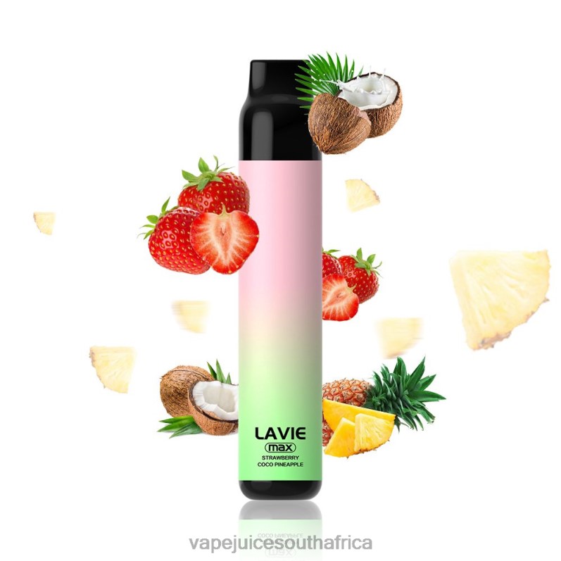 E-Liquid Vape - LAVIE BAR 5000 Puffs - MAX Strawberry Coco Apple P44HF283