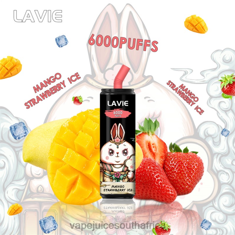 E-Liquid Vape - LAVIE Coke BAR 6000 Puffs Mango Strawberry Ice P44HF273