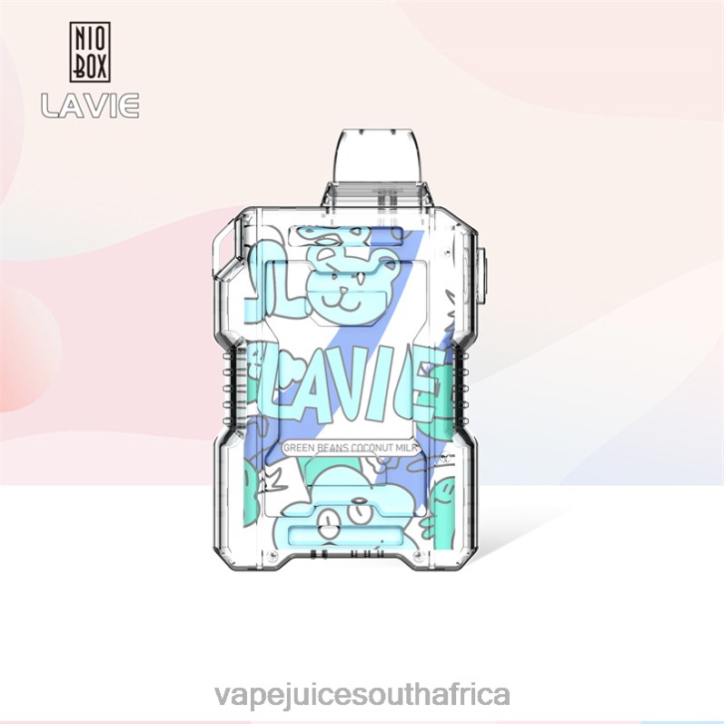 E-Liquid Vape - LAVIE NIO BOX 9000 Puffs Green Beans Coconut Milk P44HF188
