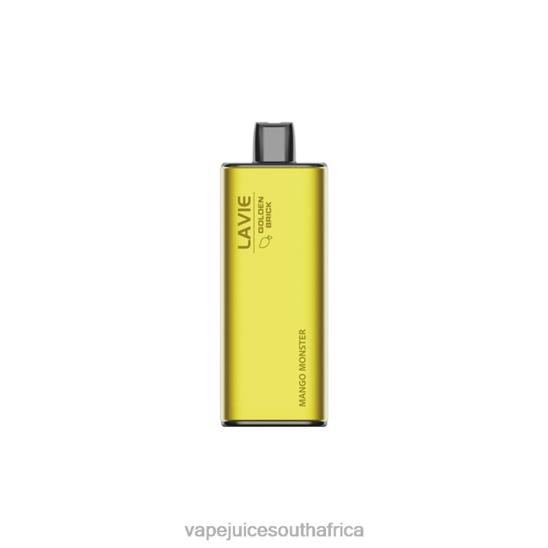 Vape Juice South Africa - LAVIE GOLDEN BRICK 10000 Puffs Mango Monster P44HF61