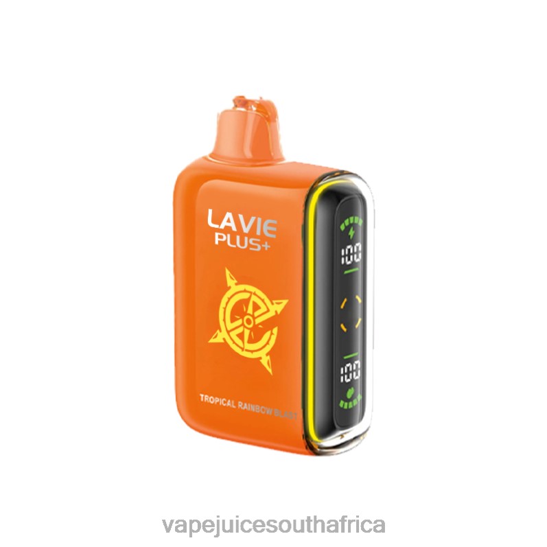 Vape Juice South Africa - LAVIE PLUS 15000 Puffs Tropical Rainbow Blast P44HF96