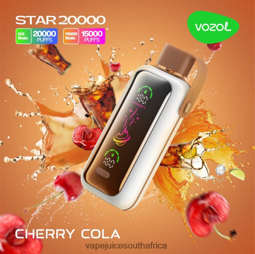 Vape Juice South Africa - VOZOL STAR 20000 82N2P86 CHERRY COLA