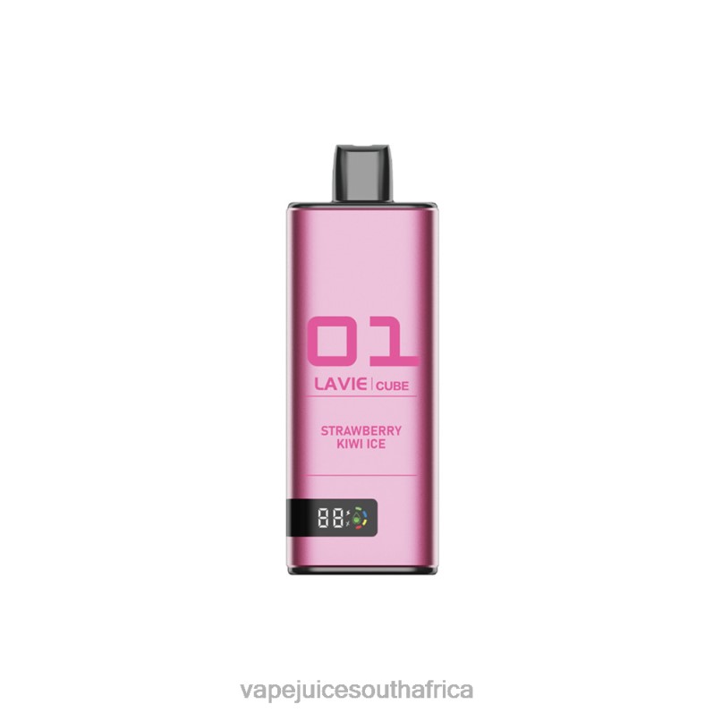 Vape Pens South Africa - LAVIE Cube 20000 Puffs Strawberry Kiwi Ice P44HF35