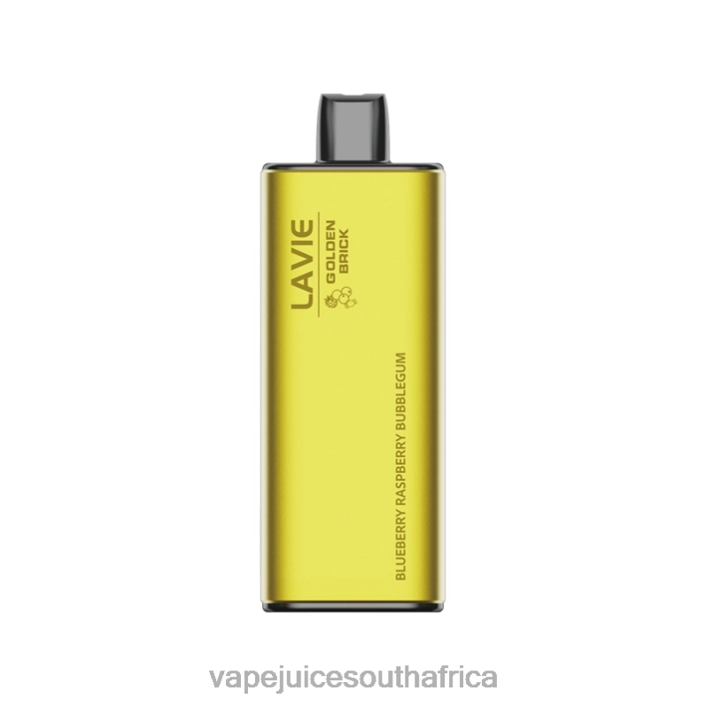 Vape Pens South Africa - LAVIE GOLDEN BRICK 10000 Puffs Blueberry Raspberry Bubblegum P44HF55
