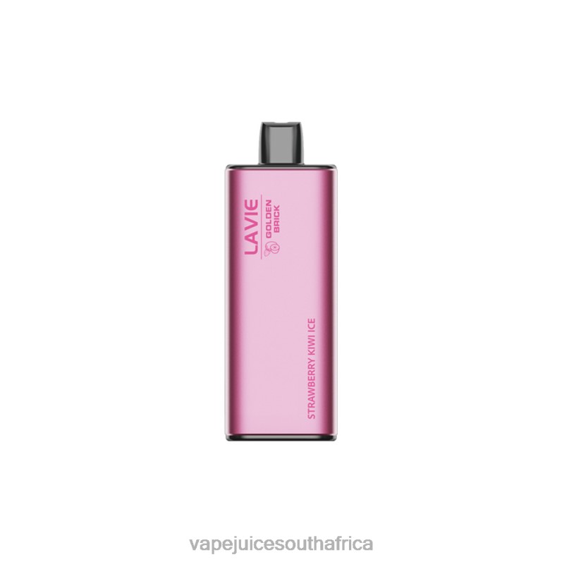 Vape Pens South Africa - LAVIE GOLDEN BRICK 10000 Puffs Strawberry Kiwi Ice P44HF65