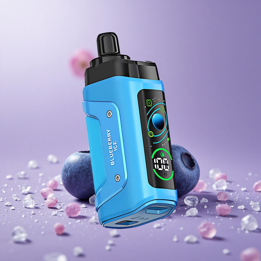 Razz Bar 45000 Puffs Mesh Coil Blueberry Ice Adjustable Airflow