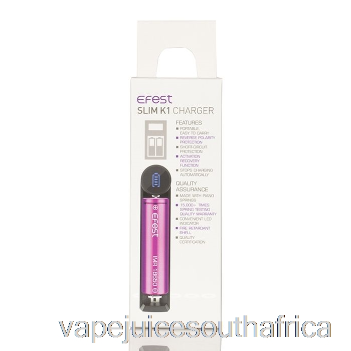 Vape Pods Efest Slim K1 Single-Slot Battery Charger