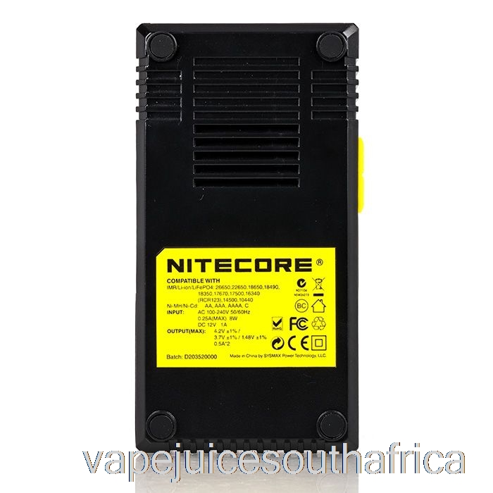 Vape Juice South Africa Nitecore D2 Battery Charger (2-Bay)